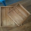 brocante houten dienbladen 